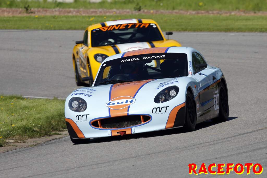 Morten Dons vandt ét ud af to løb på Kinnekulle Ring.
(Foto: Racefoto.se)